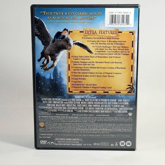 Harry Potter and the Prisoner of Azkaban (2004 Film) Fantasy/Adventure [DVD] - Picture 4 of 4